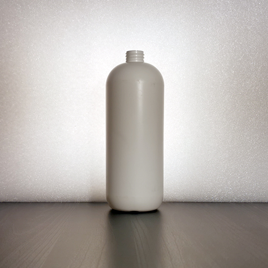 Pyöreäolkainen muovipullo 1000ml (litra) PE tukku-hinta varastotuote