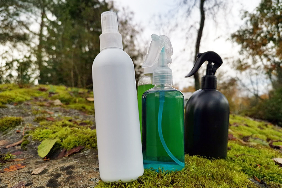 Wholesale PE and PET spray bottle, spray cap
