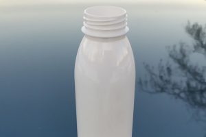 Smoothie_bottle_PET_White_250_ml, sizes 2050, 300 and 500 ml, transparent and white different shapes, for milk products, smoothies, food certificate, recyclable