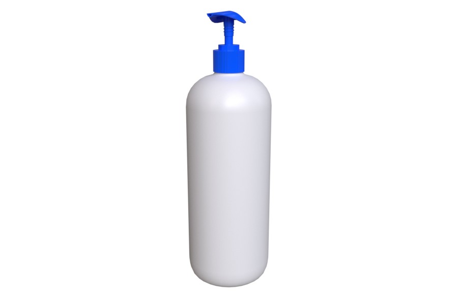 Blue SCREW 28/410 Lotion Pump PLASTIX manufacturer 500ml bottle