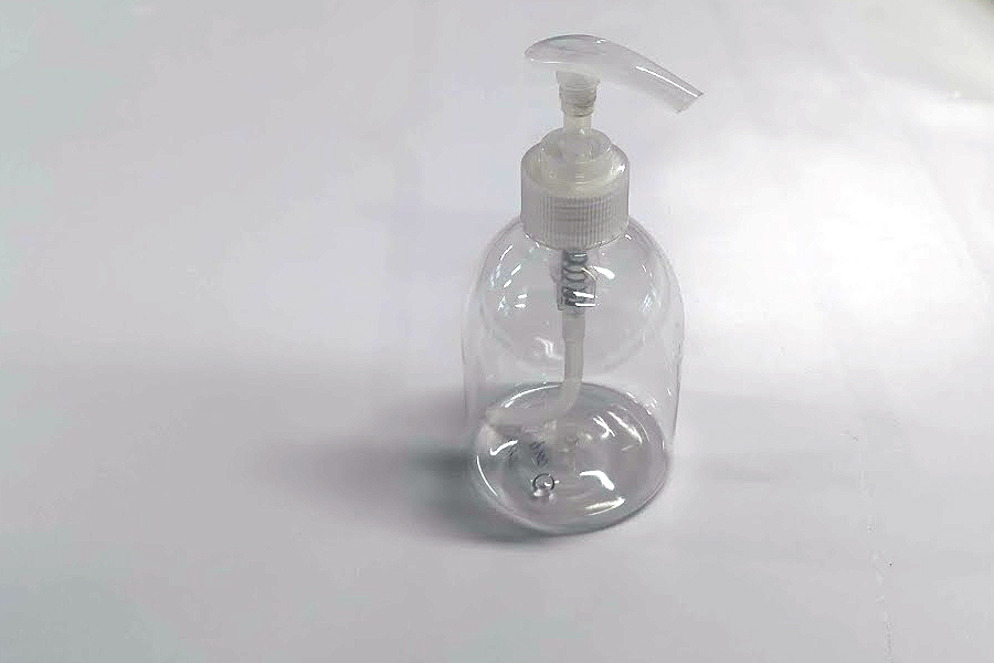 Bottle Pump STORK 28/410 Translucent 300ml transparent PET design